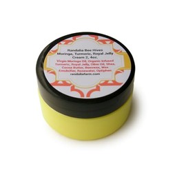 Moringa Oil, Turmeric, Royal Jelly Cream, 2oz, Randalia Bee Hives
