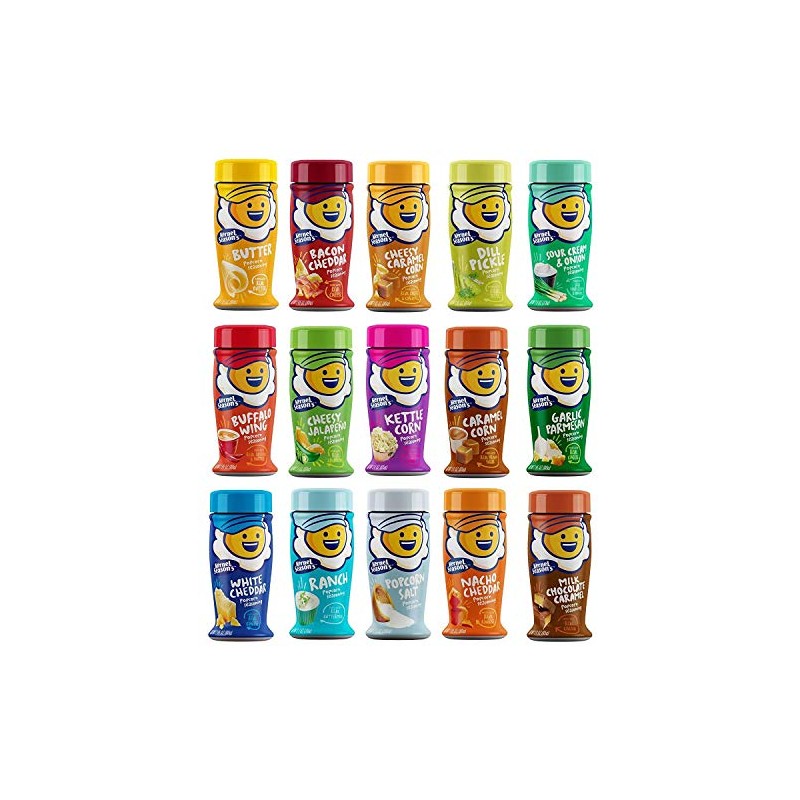 Kernel Seasons Popcorn Flavors Variety Pack of 15 Flavors