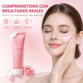 WEUD Crema Hidratante con Salmon DNA PDRN, Niacinamide, Hyaluronic Acid, Ceramide, Hipoalergénica para Tono de Piel Desigual, Hidratación Brillante, Cuidado de La Piel