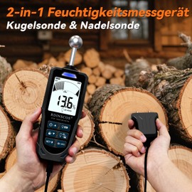 RDINSCOS Moisture Meter Wall Moisture Meter Pinless Moisture Meter for Walls, Wood, Masonry, Concrete and Other Building Materials