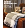 Alster Herz * XXL Triangular Scarf Women's Winter Checked Triangle