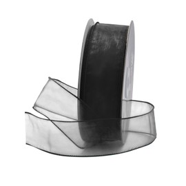 Royal Imports Organza Wired Sheer Ribbon 1.5" (#9) for Floral & Craft Decoration, 50 Yard Roll (150 FT Spool), Red