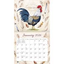 LANG Proud Rooster™ 2026 Wall Calendar (26991001936)