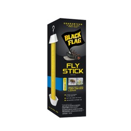 Black Flag Fly Stick, Trap Houseflies and Flying Insects, 6 Fly Sticks