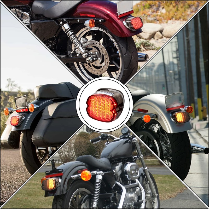 MOVOTOR Tail Light Led Integrated Turn Signal Brake Running Light
