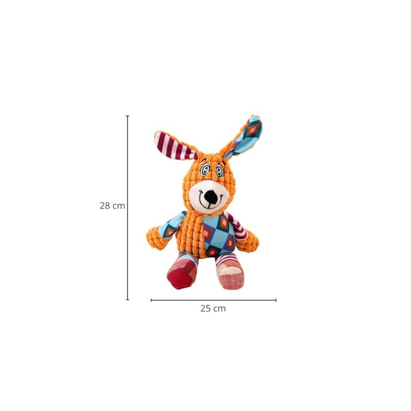 MAYPET Divertido Juguete para Mascota con Diseño de Perro Orejon.
