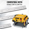 WOODSTARTER 13 Inch Planer Blades for Dewalt DW735, DW735X Planer,