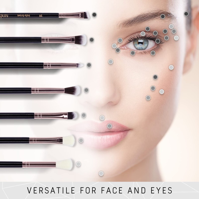 Niré Beauty Eye Brush Set - Award Winning Eye Makeup