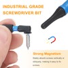 sourcing map 2pcs H1.5 Hex Screwdriver Bit 1/4" Hex Shank