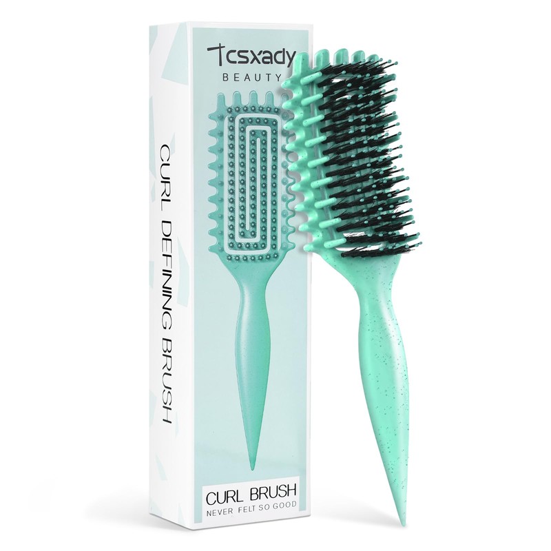 Cepillo para Cabello Rizado, 2025 Cepillo Definidor de Rizos Cepillo