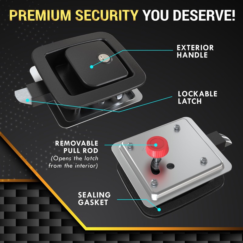 LATCH.IT RV Slam Latch | All Metal Storage Locks |