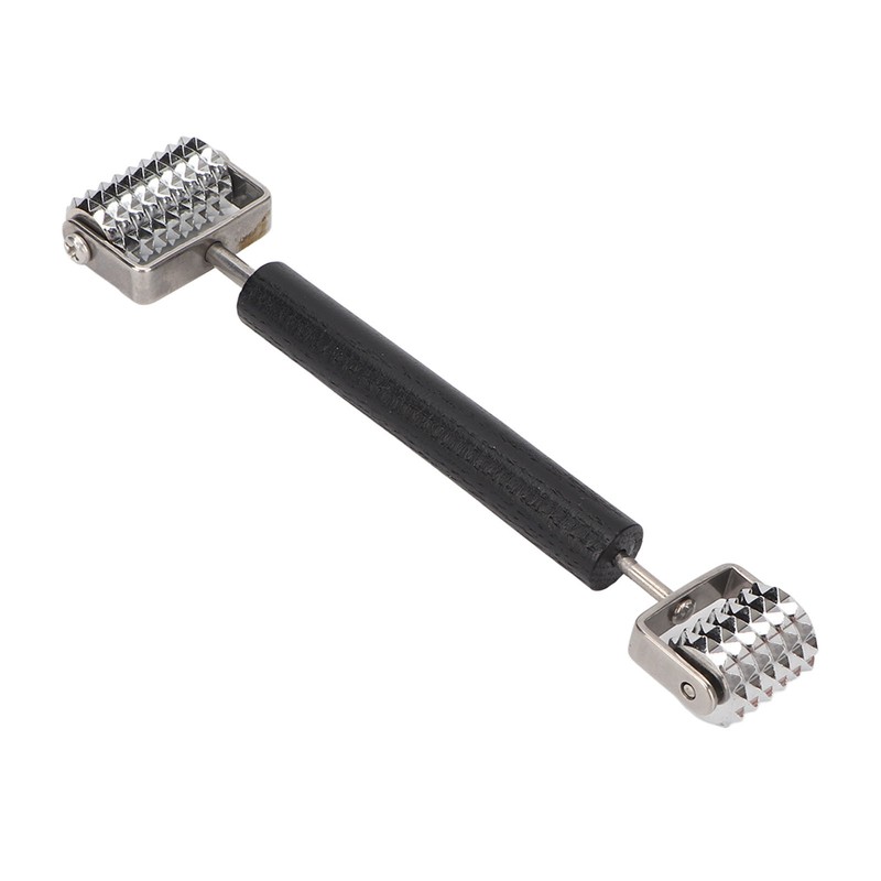 Face Massage Derma Roller Double Head Metal Ridged Derma Roller