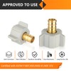 25-Pack HeSun PEX Fittings, 1/2" Pex x 1/2" Female NPT