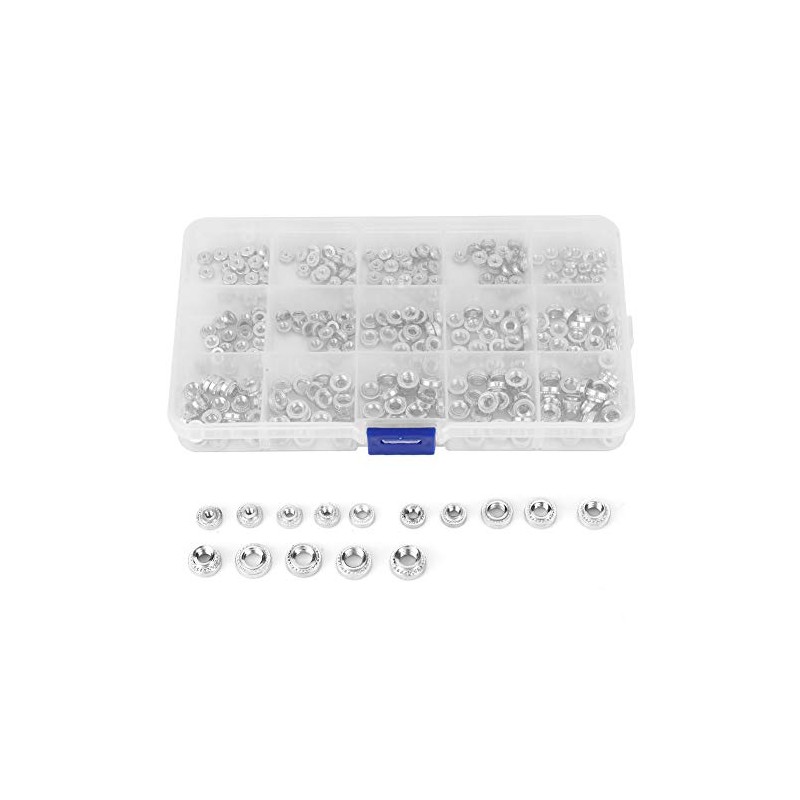 300 Pieces PEM Nuts Rivet Nuts Assortment Kit Rivet Nut