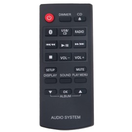 VINABTY N2QAYB000984 Remote Control Replaces N2QAYB000984 Replaces Remote Control for Panasonic Micro Hi-Fi Radio System N2QAYB000984 SA-PM250ECS SA-PM250EGS SAPM250EE-S SC-PM250EB Remote Control
