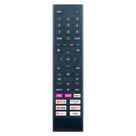 ALLIMITY ERF3A80H Voice Remote Control Compatible with Hisense UHD Smart TV 75A6GTUK 65A6GTUK 43A6GTUK 50A6GTUK 55A6GTUK 50E76GQTUK 55E76GQTUK 70A6BGTUK 43A6BGTUK 50A6BGTUK 55A6BGTUK 58A6BGTUK