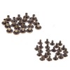 HAND® 20 Sets of Antique Brass Tone Metal Binding Screws