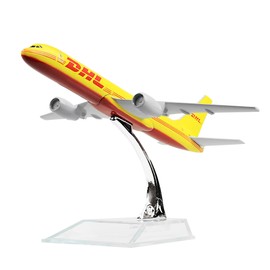 Diecast Airplane 1:400 DHL B757 Metal （16cm） Plane Model Office Decoration or Gift by LESES