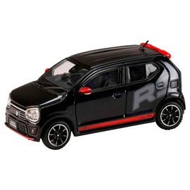 Hobby Japan HJ64 1/64 Suzuki Alto Turbo RS (HA36S) RS Decal Tune Bluish Black Pearl 3 Finished Product