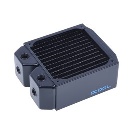 Alphacool NexXxos UT60 Full Copper Radiator120, 120mm x 1, Single Fan, Black