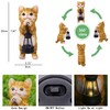 GKWRZXBK Solar Cat Garden Statue - Adorable Orange Tabby Figurine