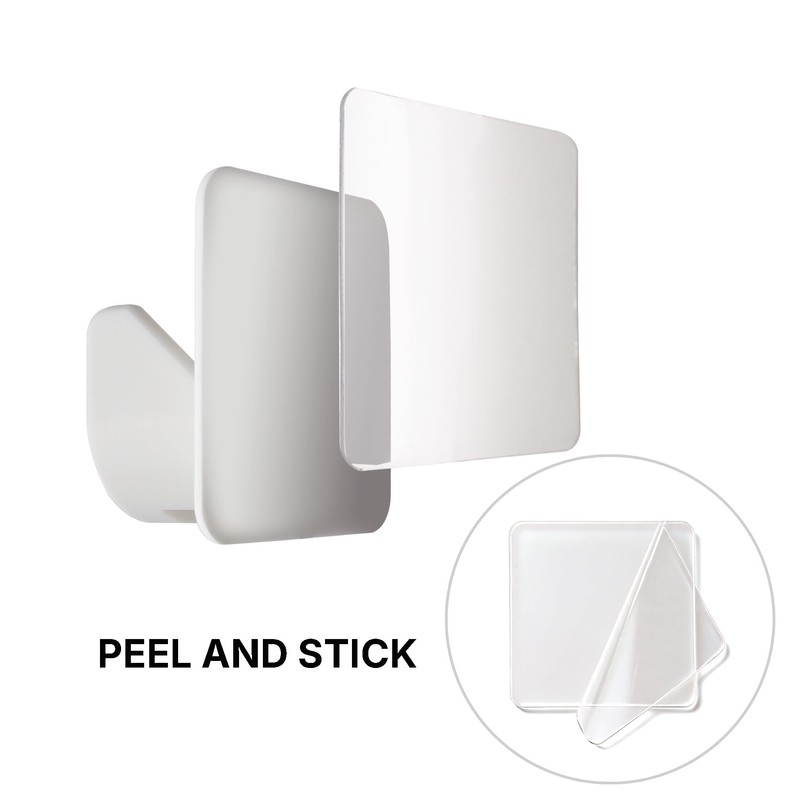 Adhesive Shower Curtain Rod Holder, 6 Pack Curtain Rod Bracket