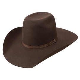 RESISTOL Hooey Day Money 4X Wool Chocolate Cowboy Hat (7-5/8)