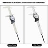 Kadimendium Plastic Dial Vernier Caliper, High Precision Measuring Tool, 0-150mm,