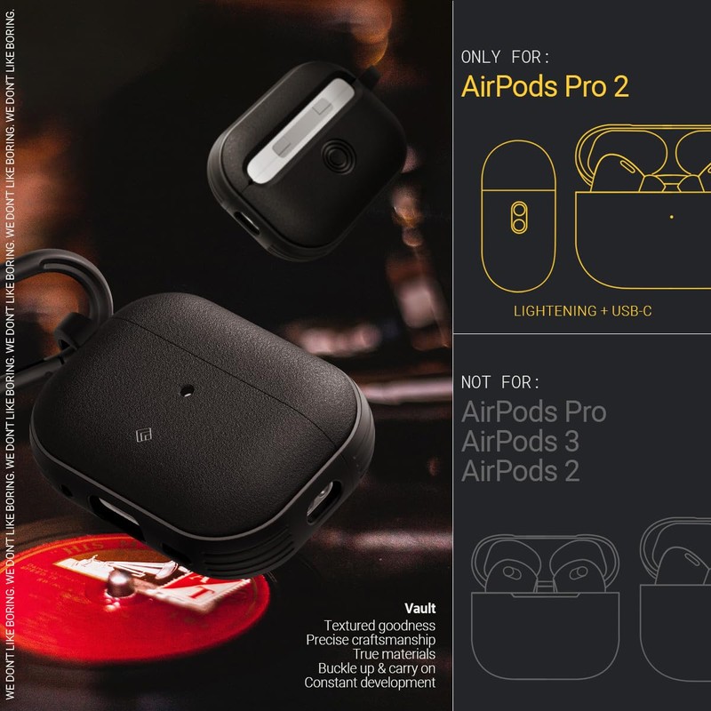 Caseology AirPods Pro 2nd Generation TPU Premium Sandstone Textured Durable