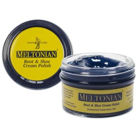 Meltonian Cream Shoe Polish - Boot Polish, Leather Shoe Polish Oil Based with Beeswax - Restores & Protects, 60+ Colors, Imperial Blue