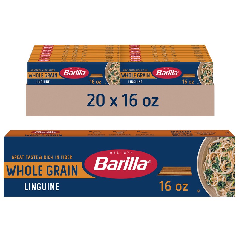 Barilla Whole Grain Linguine Pasta, 16 oz. Box (Pack of