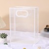 UUYYEO 10 Pcs Clear Plastic Gift Bags with Ribbon Transparent