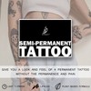 AWAKEN Temporary Fake Juice Tattoos for Men Arm Semi Permanent