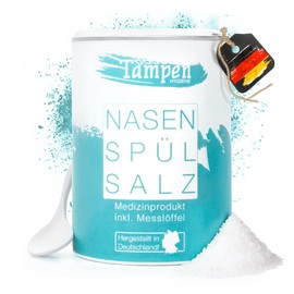 Tampen 120x Nasenspülsalz (lose) · inkl. Messlöffel · 300g Nachfüllpackung XXL · Salz für die Nasendusche · Tampen Hygiene, Erkältung