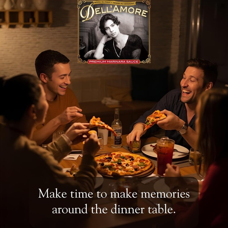 Dell'Amore Premium Marinara Sauce, Homemade Pasta Sauce Low Sodium -
