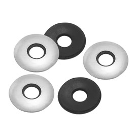 PATIKIL 304 Stainless Steel EPDM Bonded Sealing Washers, 20 Pieces 3/8"x1" Neoprene Rubber Washers Bonded Sealing Gasket for Marine Roof Bolt Supply