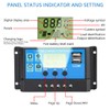 Anern 30A PWM Solar Charge Controller 12V/24V Solar Charge Controller