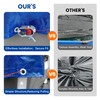 COVALL 15 Ft Round Heavy Duty Winter Pool Cover,for 12ft
