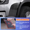 Front Wheel Arch ABS Black Body Anti-Scratch Protection Cover Trim