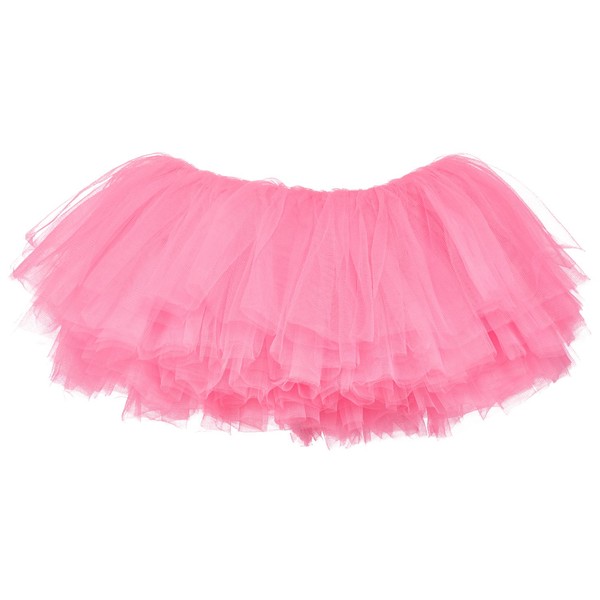 My Lello Bubblegum Pink Big Girls 10-Layer Short Ballet Tulle