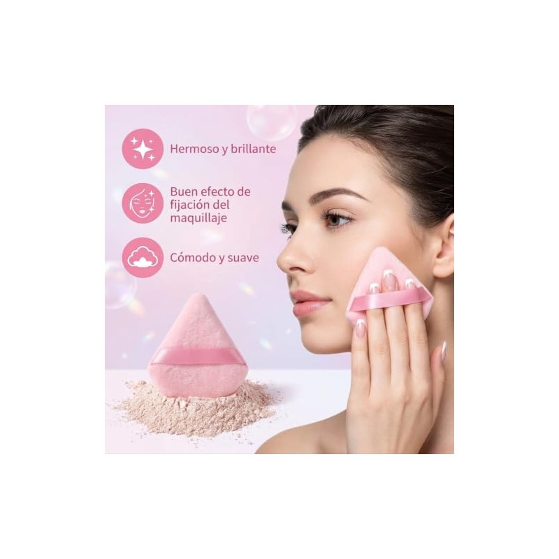 20 Piezas Set de Esponjas Faciales Maquillaje para Mujer