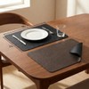 Premium Faux Leather Placemats Set of 6 – Waterproof, Heat-Resistant,