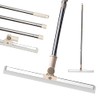 Floor Squeegee 65" Long Handles Adjustable Telescopic Pole Heavy Duty Broom 20" Apply to Shower Bathroom Kitchen Home Garage Tile Pet Hair Fur Floor Marble Glass Door Window CleaningÂ