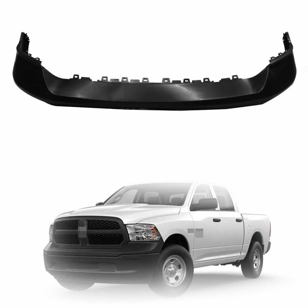 Front Upper Bumper Cover Primed for 2013-2018 Ram 1500 2019-2022 1500 Classic