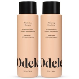 Odele Set De Regalo De Champú Y Acondicionador Para Dar Volumen Al Cabello, Aumenta La Densidad Y La Fuerza, Para Cabello Liso U Ondulado, 384 Ml