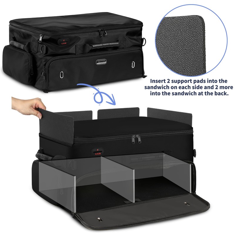 Mogplof Extra Large 2 Layer Golf Trunk Organizer, Golf Gifts