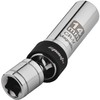 EPAuto 14mm 360° Degree Swivel Magnetic Spark Plug Socket, 3/8''
