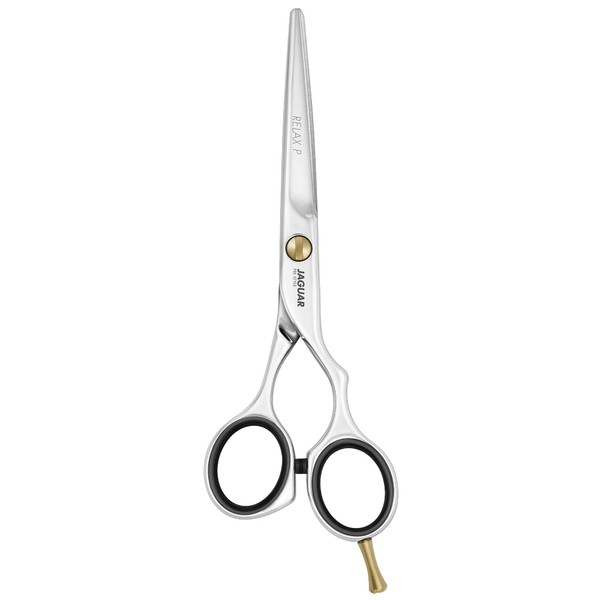 JAGUAR Pre-Style Relax P 5.5 Inches Hairdressing Scissors in Offset Design Polished Made in Germany