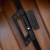 CJQZP Self Closing Door Hinges 2 Pack – 5" Spring