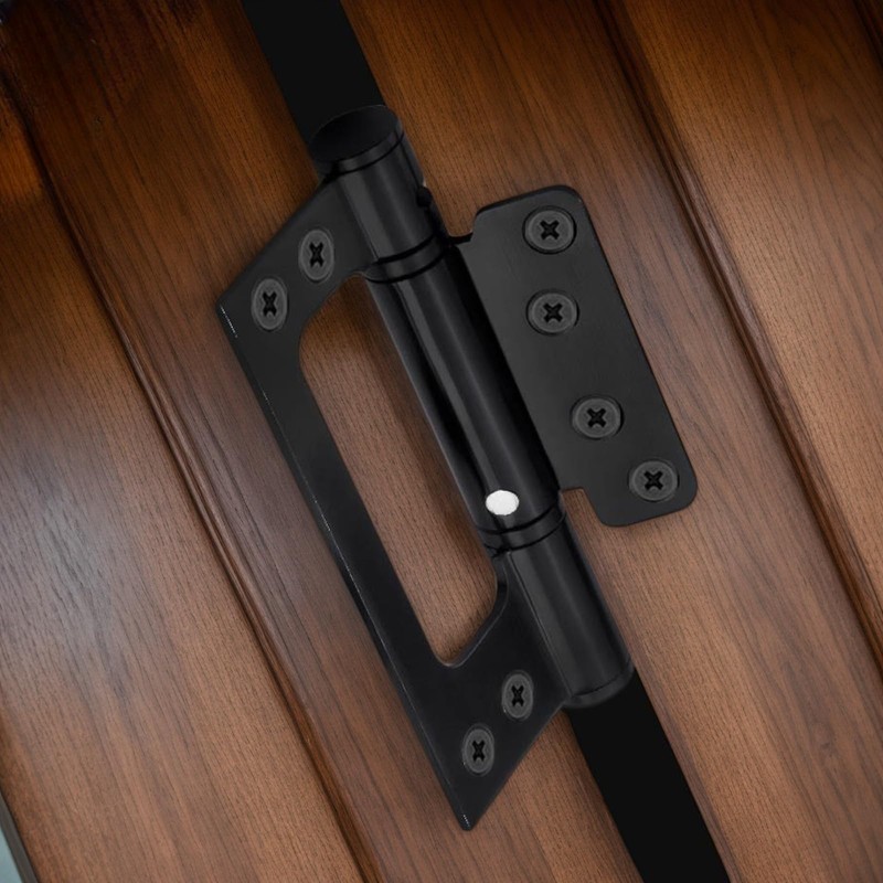 CJQZP Self Closing Door Hinges 2 Pack – 5" Spring